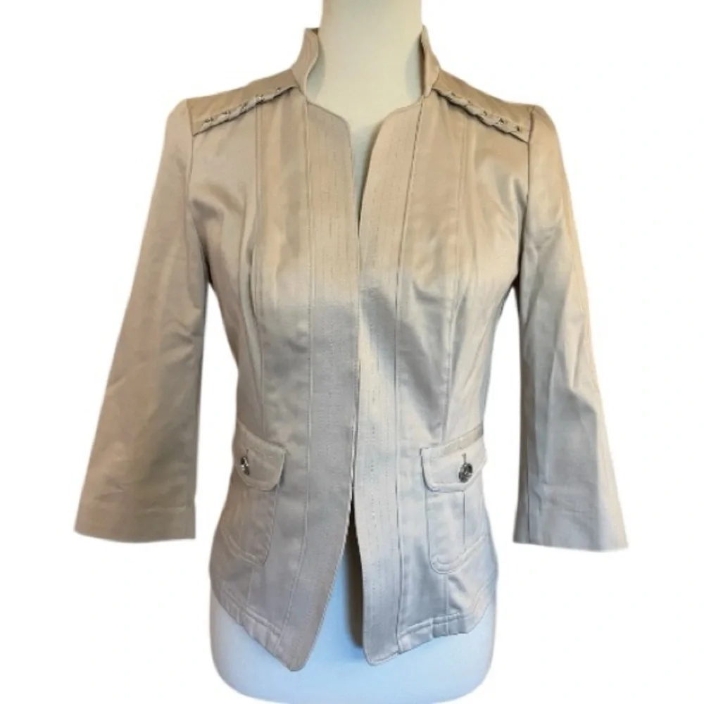 White House Black Market Utility Jacket - Picture 6 of 14
